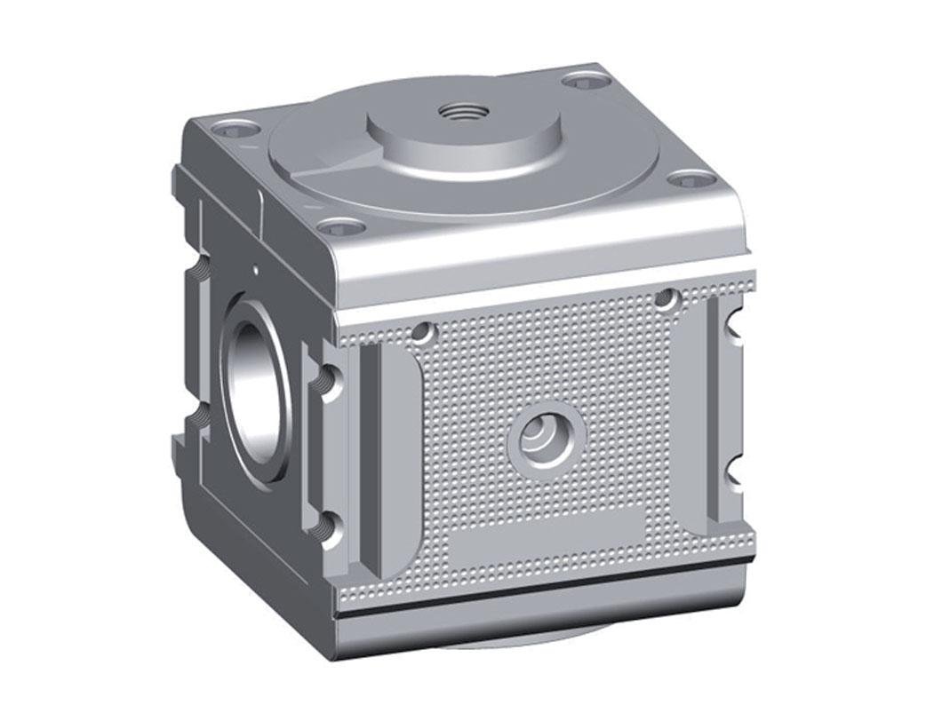 Régulateur de pression piloté G1'' 17500l/min 0.5-16.0bar/7-232psi Aluminium Multifix 5
