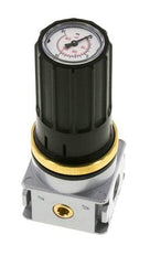 Régulateur de pression G1/4'' 1450l/min 0.5-10.0bar/7-145psi Bouton en fonte de zinc avec manomètre Multifix 0