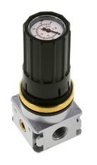 Régulateur de pression G1/4'' 1450l/min 0.1-3.0bar/1-44psi Bouton en fonte de zinc avec manomètre Multifix 0