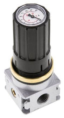 Régulateur de pression G1/4'' 1450l/min 0.2-6.0bar/3-87psi Bouton en fonte de zinc avec manomètre Multifix 0