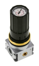 Régulateur de pression G1/4'' 1450l/min 0.1-3.0bar/1-44psi Bouton en fonte de zinc avec manomètre Multifix 0