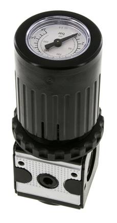 Régulateur de pression G3/8'' 2100l/min 0.5-10.0bar/7-145psi Multifix 1