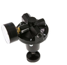 Régulateur de pression de précision G1/4'' 550l/min 0.2-7.0bar/3-102psi en fonte de zinc standard 3