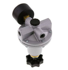 Régulateur de pression de précision G1/4'' 550l/min 0.2-6.0bar/3-87psi en fonte de zinc standard 3