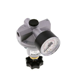 Régulateur de pression de précision G1/4'' 550l/min 0.0-1.0bar/0-14psi en fonte de zinc standard 3