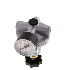 Régulateur de pression de précision G1/4'' 550l/min 0.5-10.0bar/7-145psi en fonte de zinc standard 3