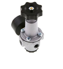 Régulateur de pression G1/4'' 1000l/min 0.5-16.0bar/7-232psi en fonte de zinc standard 1
