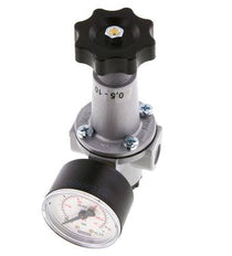 Régulateur de pression G1/4'' 1000l/min 0.2-6.0bar/3-87psi en fonte de zinc standard 1