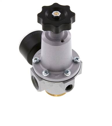 Régulateur de pression G1/2'' 2100l/min 0.5-10.0bar/7-145psi en fonte de zinc Standard 2