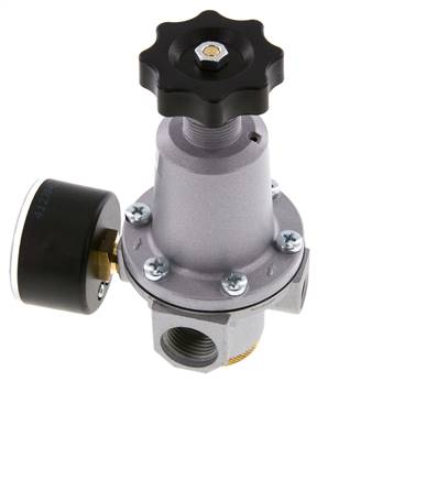 Régulateur de pression G1/2'' 2100l/min 0.5-10.0bar/7-145psi en fonte de zinc Standard 2