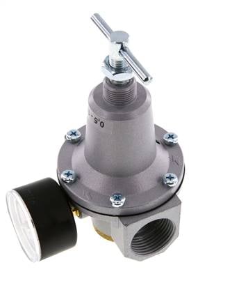 Régulateur de pression G1'' 5000l/min 0.1-3.0bar/1-44psi en fonte de zinc standard 3