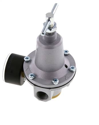 Régulateur de pression G1/2'' 5000l/min 0.5-16.0bar/7-232psi en fonte de zinc standard 3