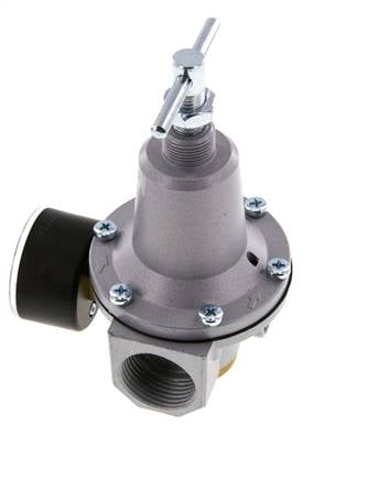 Régulateur de pression G1'' 5000l/min 0.5-10.0bar/7-145psi en fonte de zinc standard 3