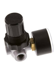 Régulateur de pression G1/4'' 450l/min 0.5-10.0bar/7-145psi en fonte de zinc standard 0