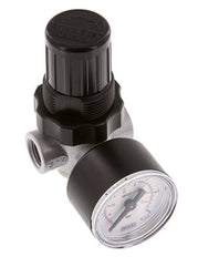 Régulateur de pression G1/4'' 450l/min 0.1-3.5bar/1-51psi en fonte de zinc standard 0