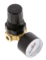 Régulateur de pression G1/4'' 330l/min 0.2-6.0bar/3-87psi Air Eau Laiton Standard 0