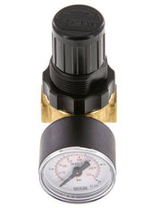 Régulateur de pression G1/4'' 330l/min 0.5-16.0bar/7-232psi Air Eau Laiton Standard 0