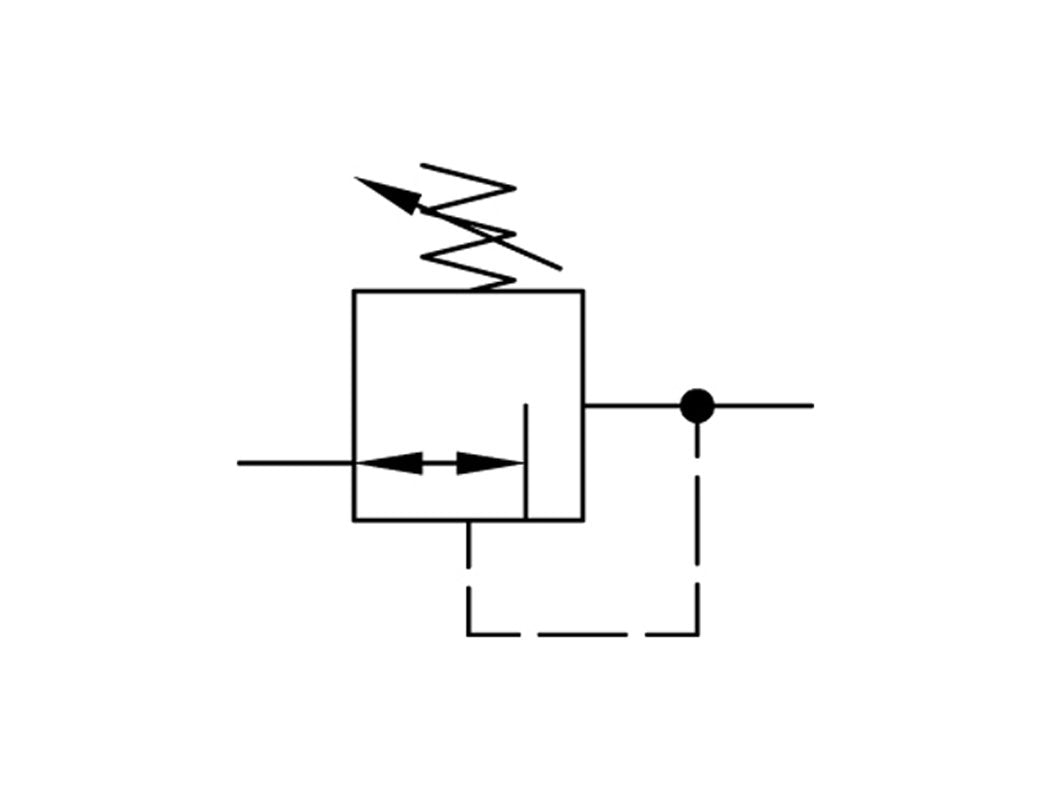Régulateur de pression G1/4'' 330l/min 0.2-6.0bar/3-87psi Air Eau Laiton Standard 0