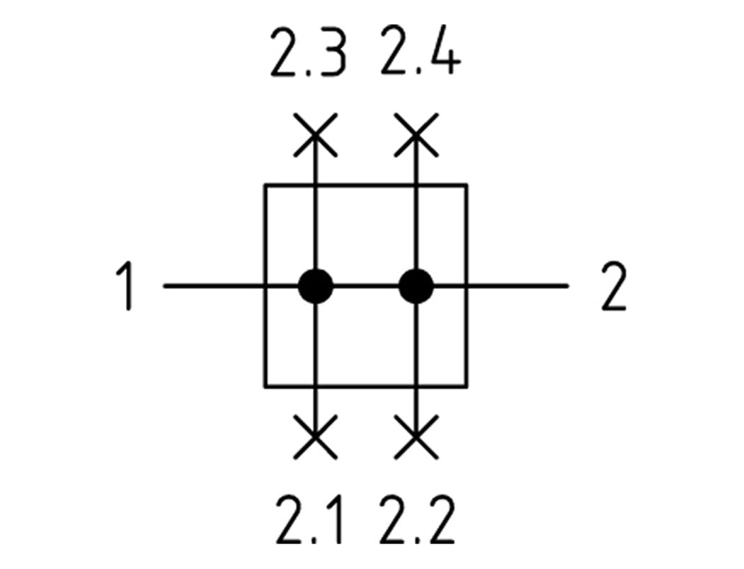 Distributeur G3/8x1/2x1/4 7250 l/min Futura 2