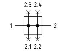 Distributeur G1/2 7250 l/min avec Interrupteur de Pression Futura 2