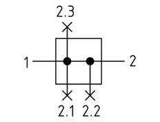 Distributeur G1/4 2700 l/min Futura 1