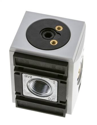 Distributeur G1/2x1/4x3/8 4500 l/min avec clapet anti-retour Futura 2