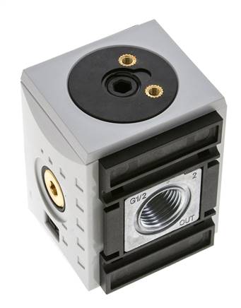 Distributeur G1/2x1/4x3/8 4500 l/min avec clapet anti-retour Futura 2