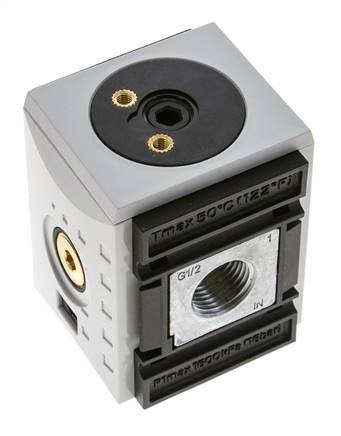 Distributeur G1/2x1/4x3/8 4500 l/min avec clapet anti-retour Futura 2
