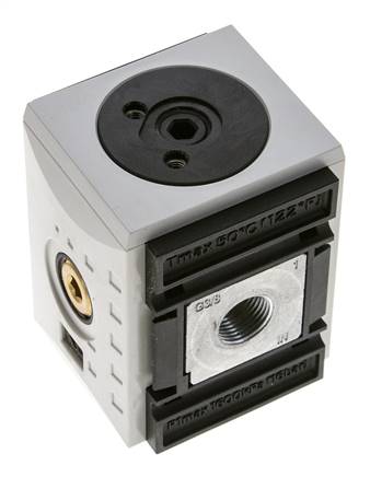 Distributeur G3/8x1/2x1/4 4500 l/min avec clapet anti-retour Futura 2