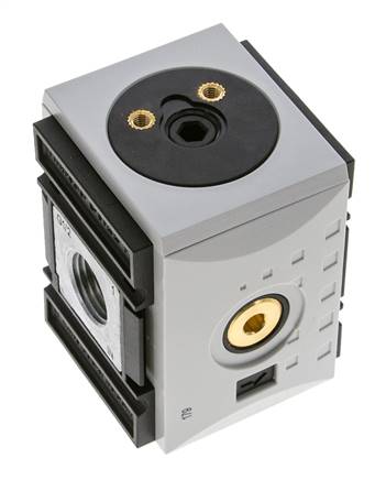 Distributeur G1/2x1/4x3/8 4500 l/min avec clapet anti-retour Futura 2