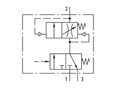 Vanne à démarrage progressif 3/8'' et 1/4'' 1300l/min Futura 1