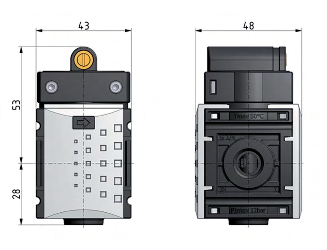 Vanne à démarrage progressif 1/4'' 1300l/min Futura 0