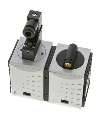 Vanne à démarrage progressif 3/8'' et 1/4'' 24VDC 1300l/min Futura 1