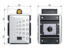 Vanne à démarrage progressif 3/8'' et 1/4'' 1300l/min Futura 1