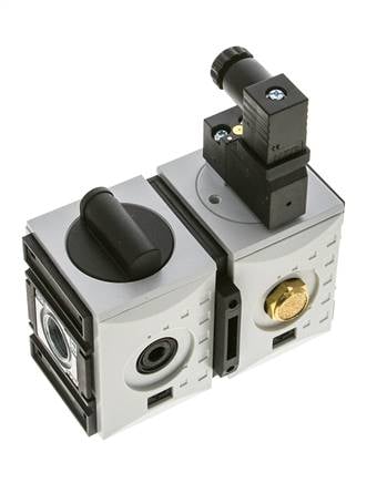 Vanne à démarrage progressif 3/8'' et 1/4'' 24VDC 1300l/min Futura 1