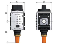 Vanne à bille 3/2 G3/8 11000 l/min Futura 2