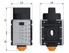 Vanne à bille 3/2 G1/4 2300 l/min Futura 0