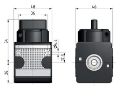 Vanne à bille 3/2 G1/4 2800 l/min Multifix 1
