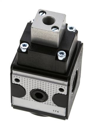 Vanne 3/2 G1/4 actionnée pneumatiquement 900 l/min Multifix 1
