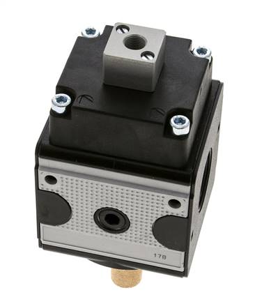Vanne 3/2 G1/2 actionnée pneumatiquement 4000 l/min Multifix 2