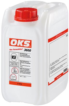 Huile anticorrosion pour l'industrie alimentaire 25L OKS 3600