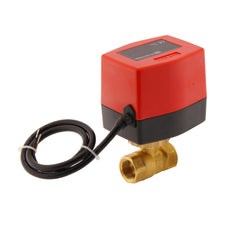 Vanne à bille electrique BW2 1/2'' 2 voies 24V AC 3 points