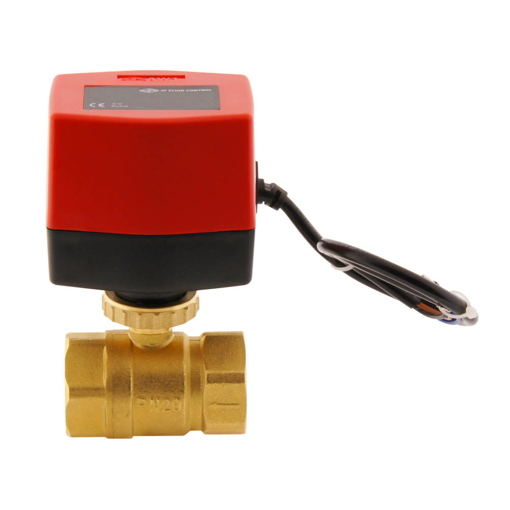 Vanne à bille electrique BW2 1'' 2 voies 230V AC relais