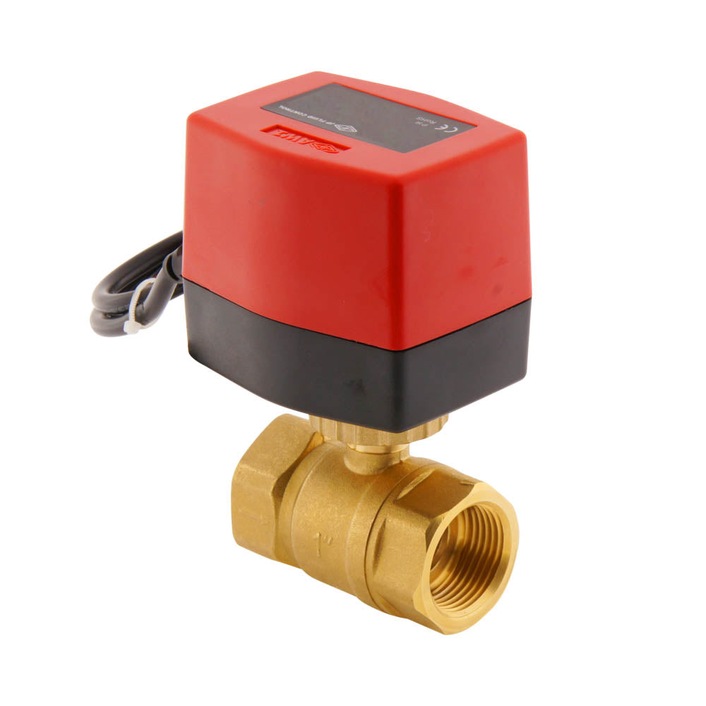 Vanne à bille electrique BW2 1'' 2 voies 230V AC relais