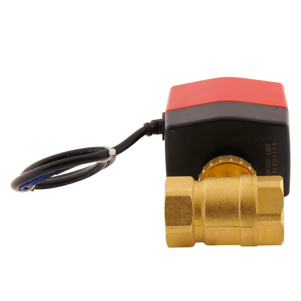 Vanne à bille electrique BW2 1'' 2 voies 230V AC relais