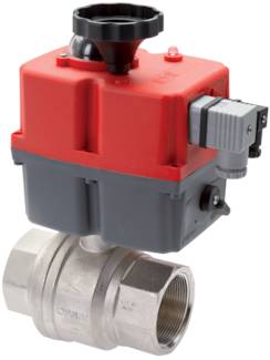 G1-1/4'' 24-240V AC/DC Valve à bille laiton 2 voies à sécurité intégrée