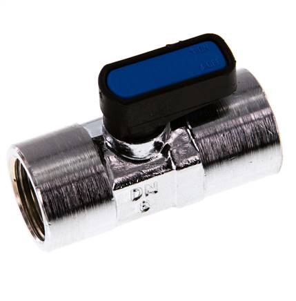 Rp 3/8" 2-Way Brass Mini Ball Valve Compact EN331 Gas 20 Bar