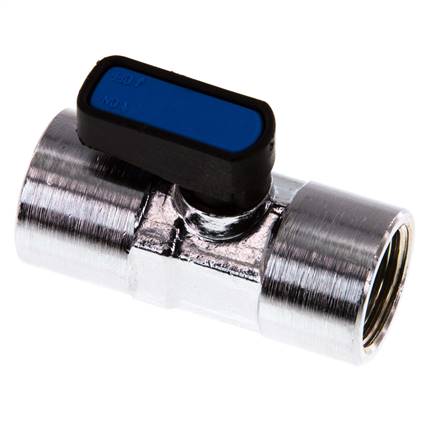 Rp 3/8" 2-Way Brass Mini Ball Valve Compact EN331 Gas 20 Bar