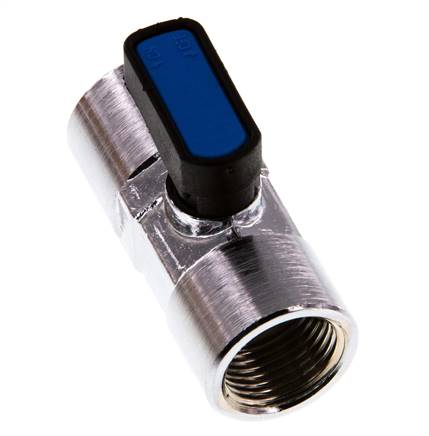 Rp 3/8" 2-Way Brass Mini Ball Valve Compact EN331 Gas 20 Bar