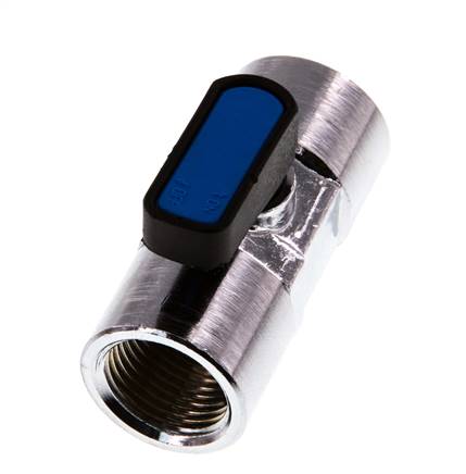 Rp 3/8" 2-Way Brass Mini Ball Valve Compact EN331 Gas 20 Bar